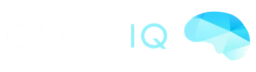 Coldiq logo with stylized letters and a geometric blue brain icon.
